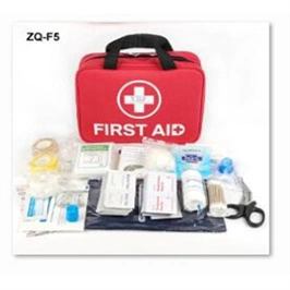 Government Institutions EMS Nylon First Aid Sling Backpack Red Kit Emergency First Aid Pouch Empty First Aid Bag Custom Logo