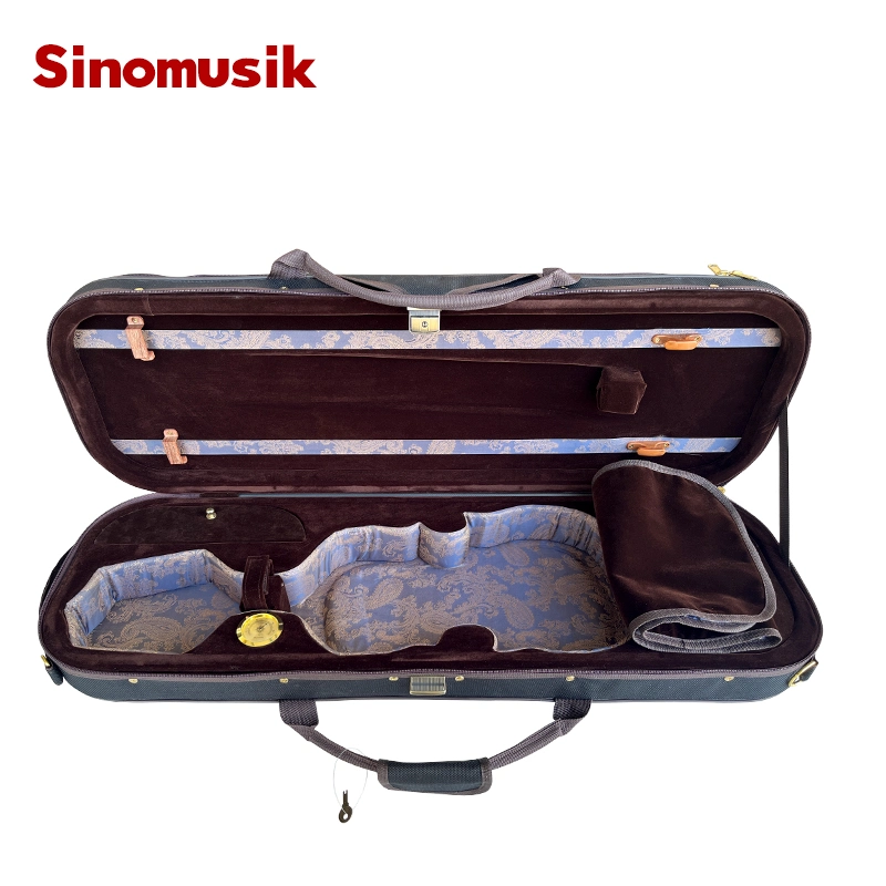 Sinomusik Brand High Grade Hard Violin Case with Hygrometer