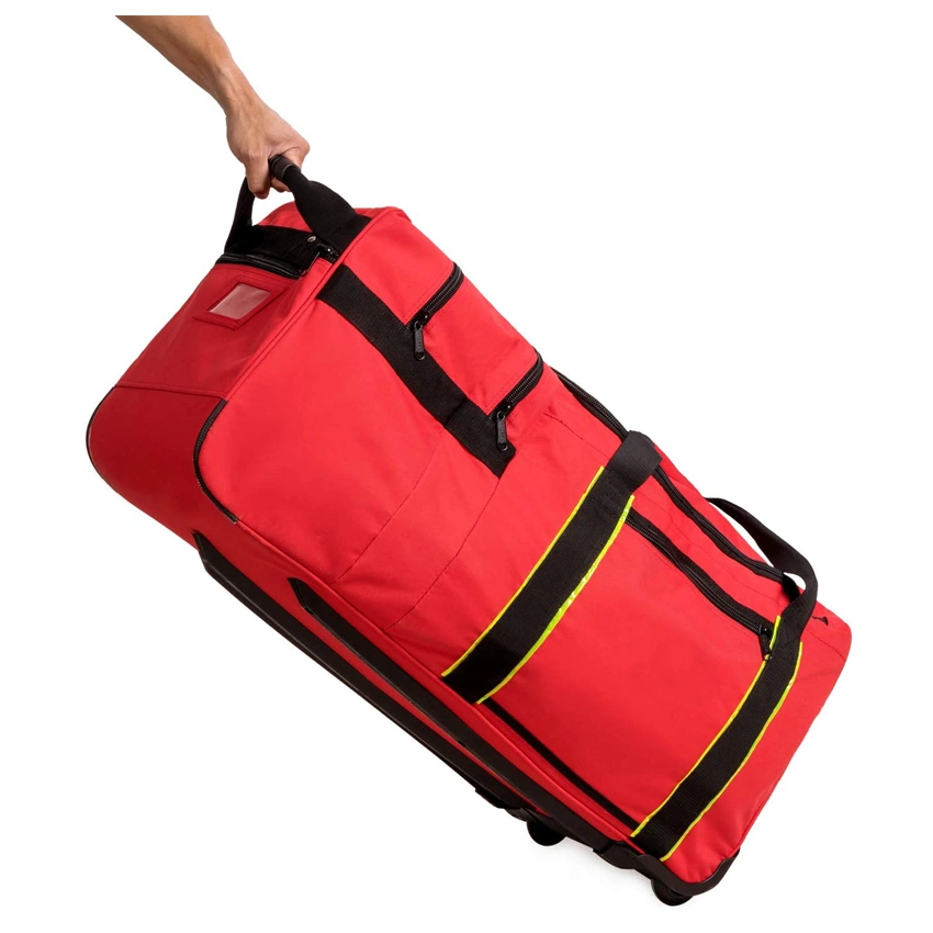 Rolling Fire Fighter Travel Bag Oversize Wheeled Fireman Equipment Bag Rescue Roller Bag