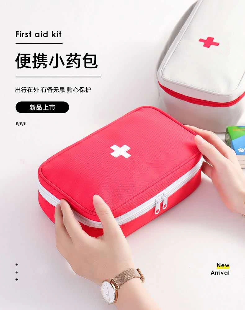 Custom 2024 Travel First Aid Bag Medicine Storage Bag Convenient for Home