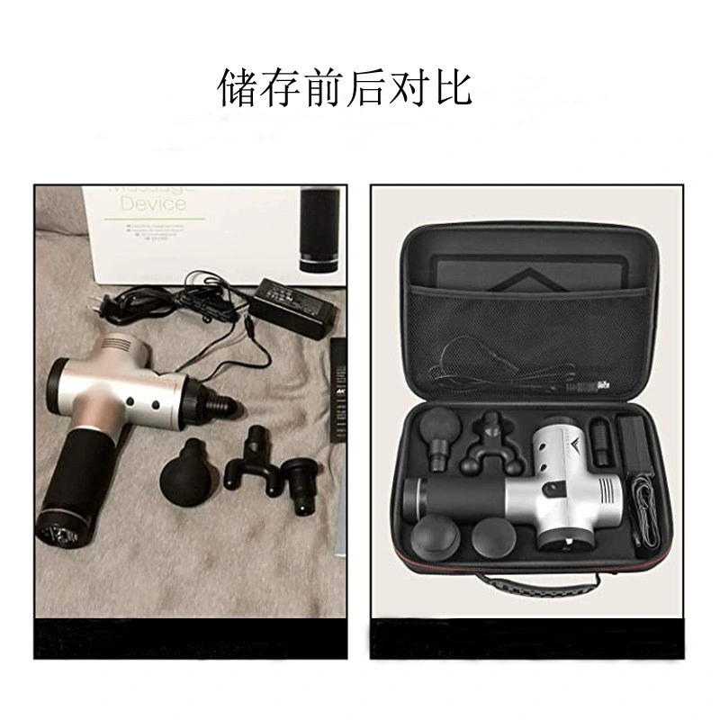 Mini Fascia Gun Case Massage Gun Hard Shell EVA Storage Case Muscle Relaxation Massager Travel Case