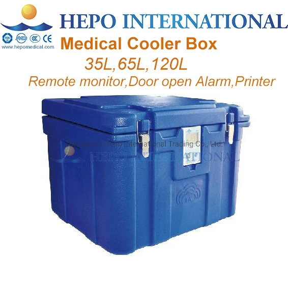 6liters Portable Vaccine Sample Transport Ice Cooler Box with Belt (HP-CL6E)