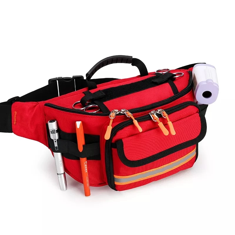 Medical Waist Bag for Doctors and Nurses Rescue Waist Bag with Medical Storage Bags