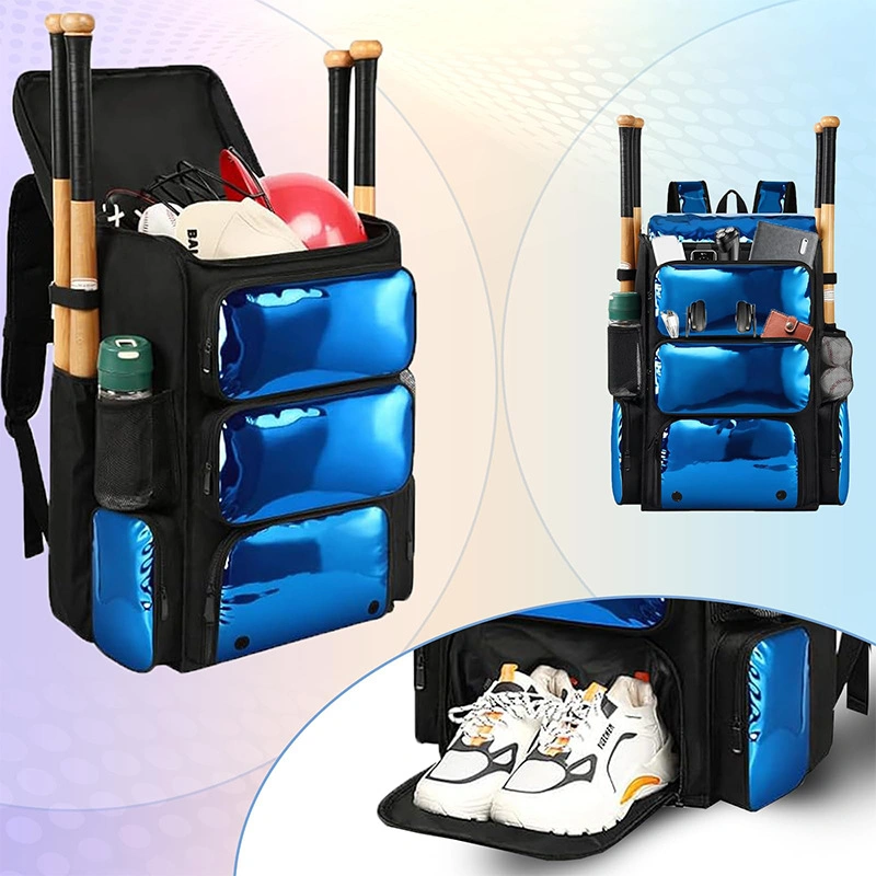 Youth Sports Backpack with Large Capacity and Separate Shoe Storage