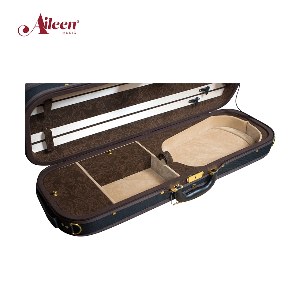 Deluxe Oblong Foamed 4/4 Light Violin Case with Hygrometer -Babylon&quot; Series (CSV069A)