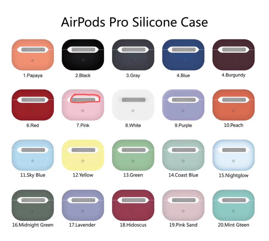 Newest Silicone Airpods PRO Protective Case Wireless Bluetooth Headset Case for Airpod3