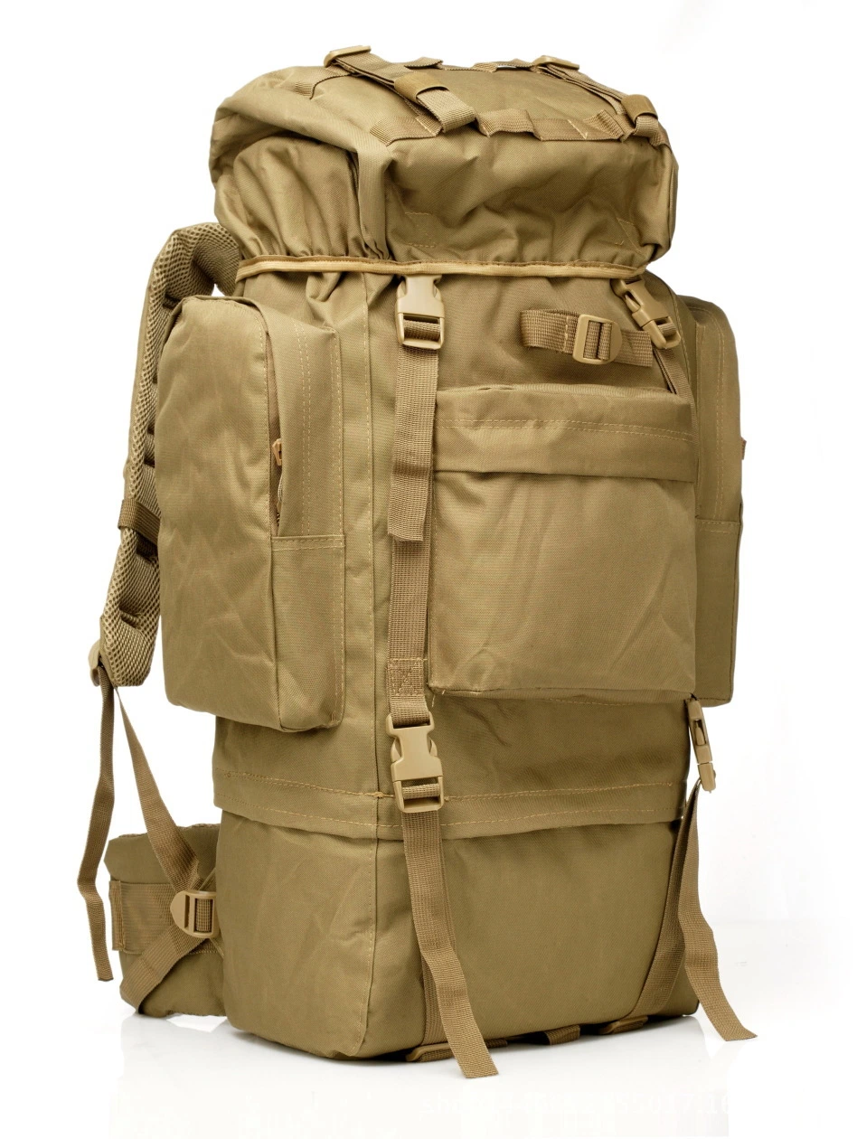 Men Backpacks Large Capacity Tactical Hiking Expandable 65L Sports Backpack Tactical Backpack