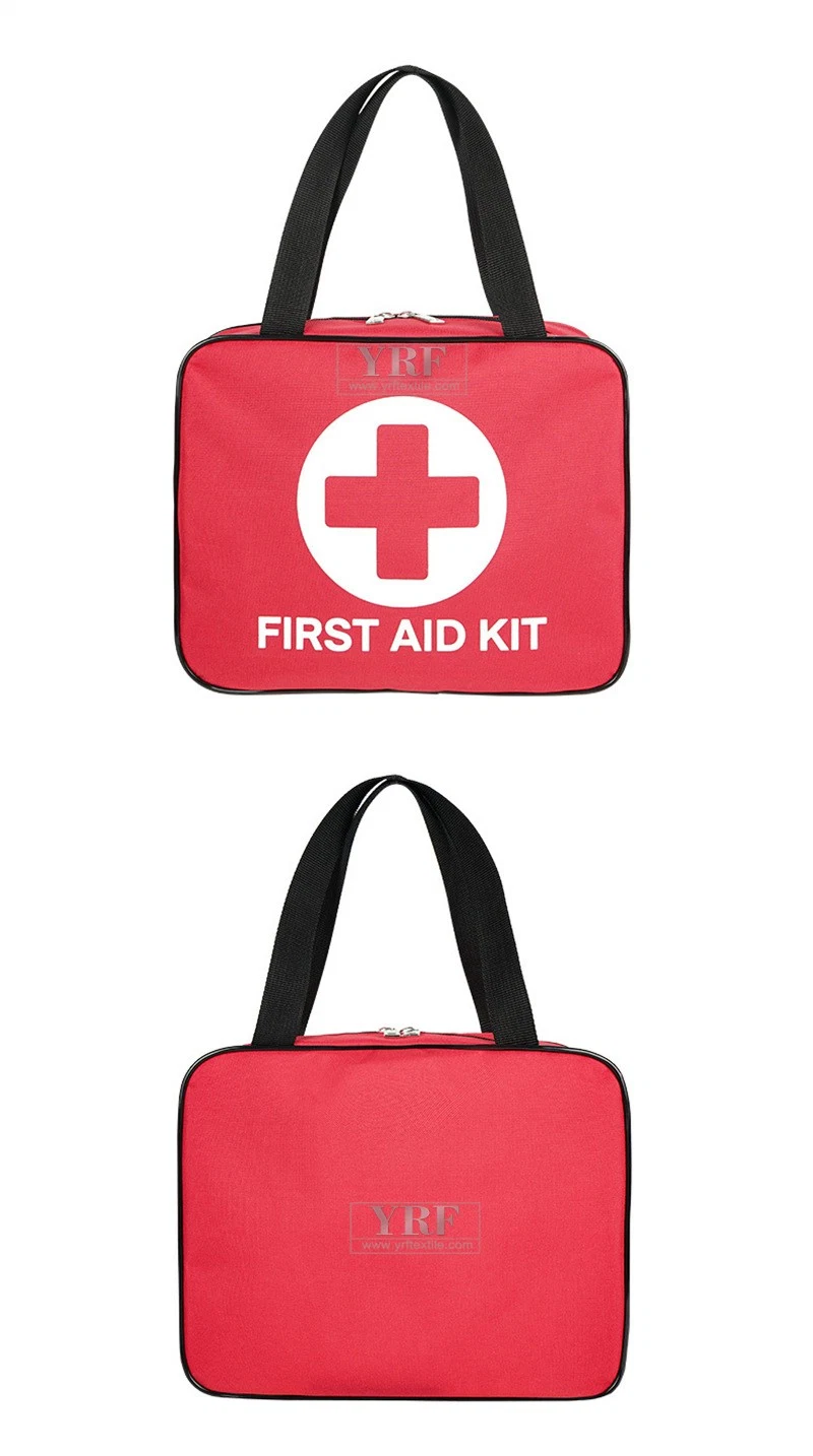 Red First Aid Bag 24*20*9cm Tactical Trauma Bag Medical Storage Bag for First Aid Kits Pack Emergency Hiking Office Medical Kit