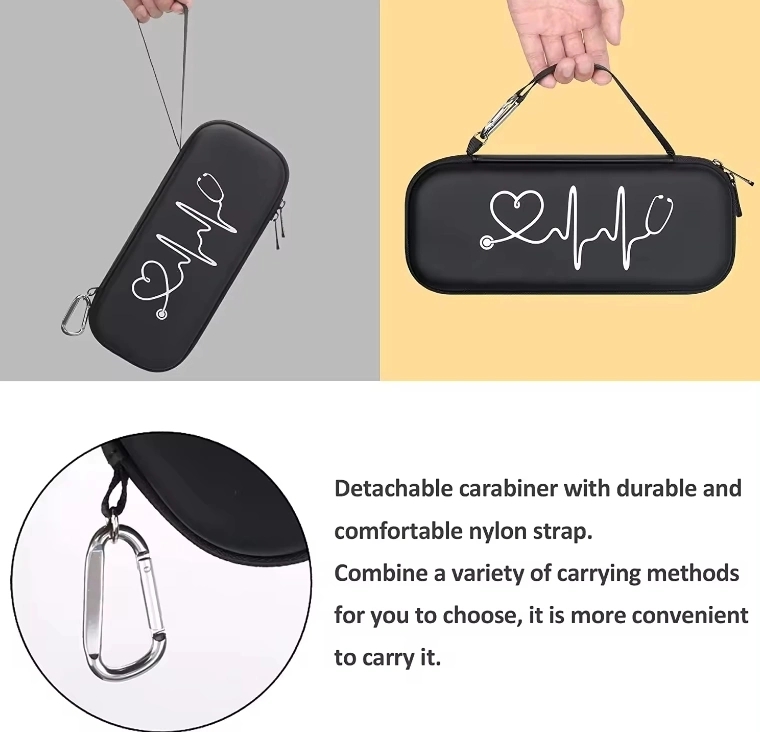 Professional Factory Custom Printing Medical Carrying EVA Case for 3m Littmann Stethoscope Travel Bags for Doctor Nurses Student