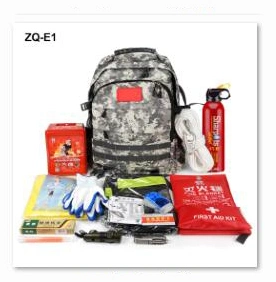 Red Cross List Backpack, Medical Supplies Bag First Aid Rucksack with Multi-Function Flashlight Emergency Manual Anti-Slip Gloves