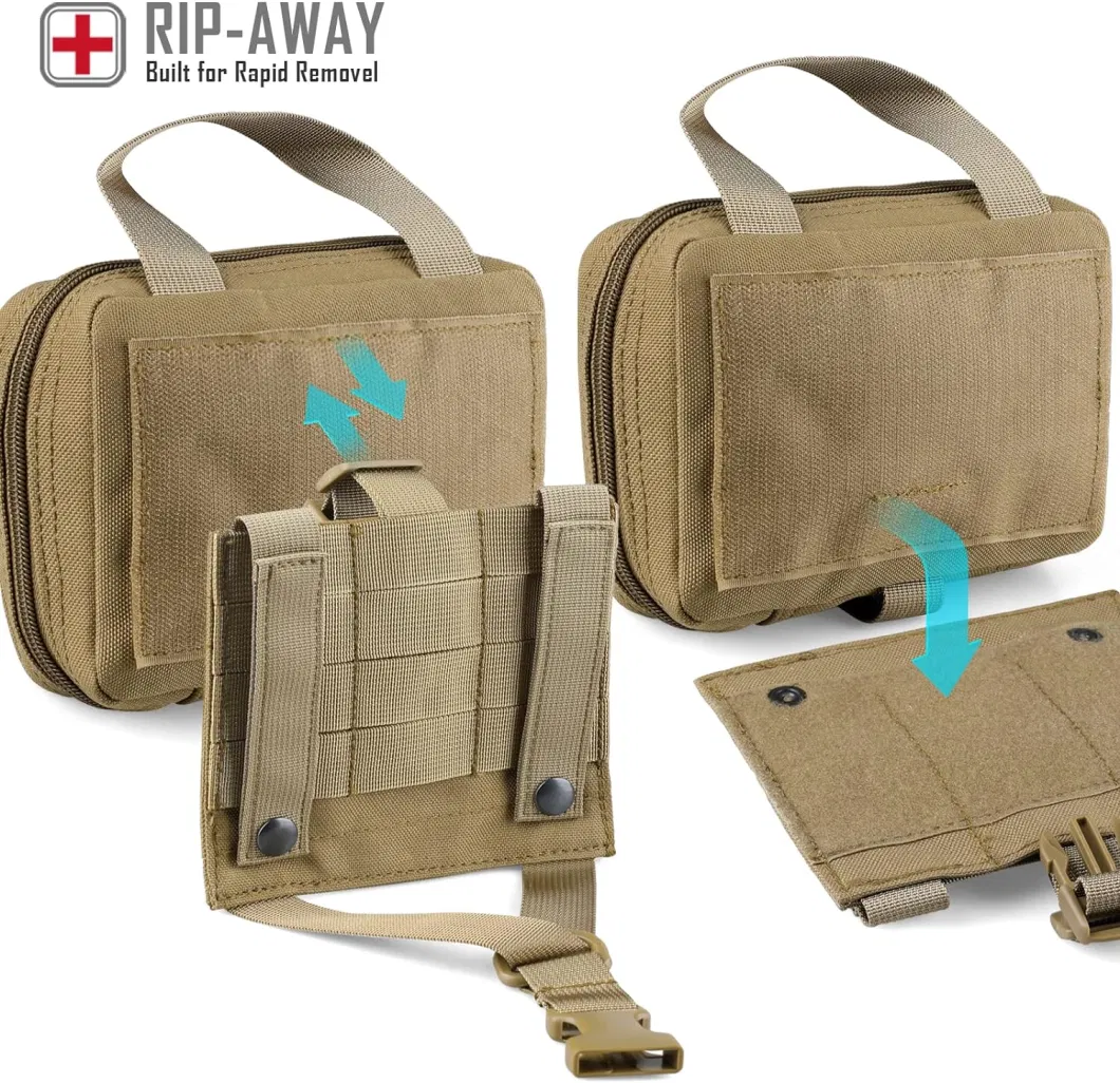 First Aid Kit Tear-Away Emergency Travel Outdoor Hiking Survival Medical Bag