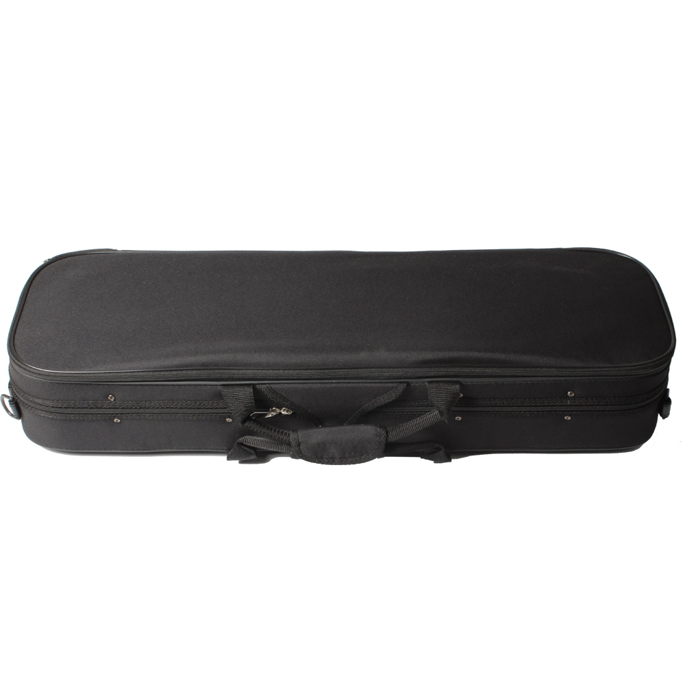 Aiersi Oblong Shape 4 4 Arch Top Black Colour Light Violin Hard Case