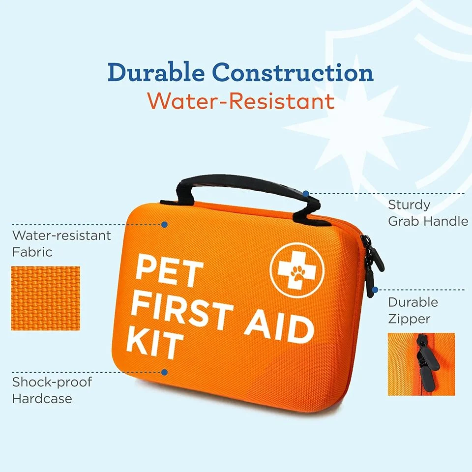 Waterproof Personalized First Aid Survival Emergency Kit Empty Bag with Medical Supplies for Camping Car Travel Logo