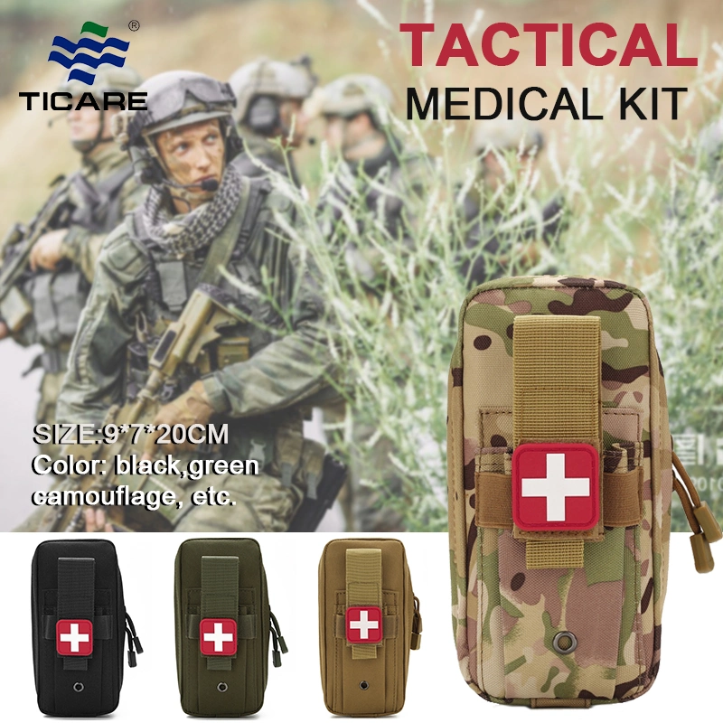 Black Pouch Individual Portable First-Aid Kit Medical EMT EMS Tactical Trauma Bag