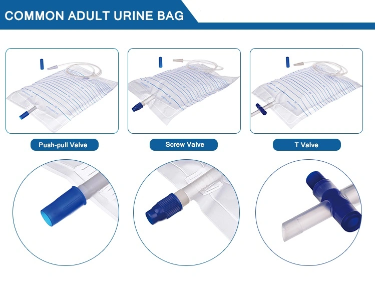 Medical Disposable Hot Sales Adult Urine Bag 2000ml For Incontinence Urine Drainage bag