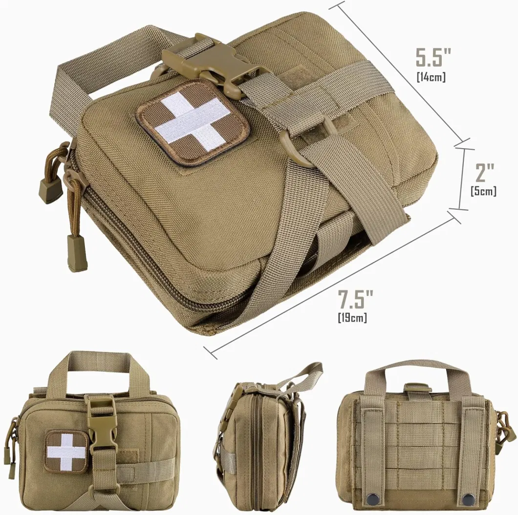 First Aid Kit Tear-Away Emergency Travel Outdoor Hiking Survival Medical Bag