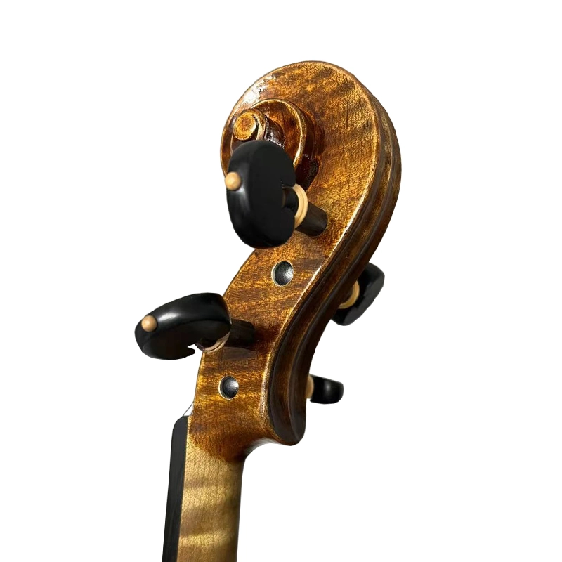 Sinomusik New Design Nice Flame Maple Antique Handed Rubbed Oil Violin Hv11