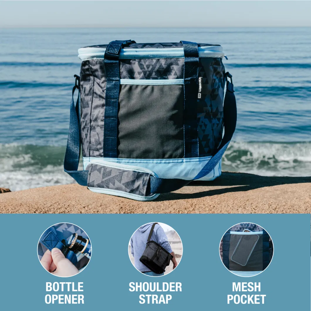 Personalized Cooler Bags PEVA Polyester Outdoor Portable Picnic Insulated Cooler Bag