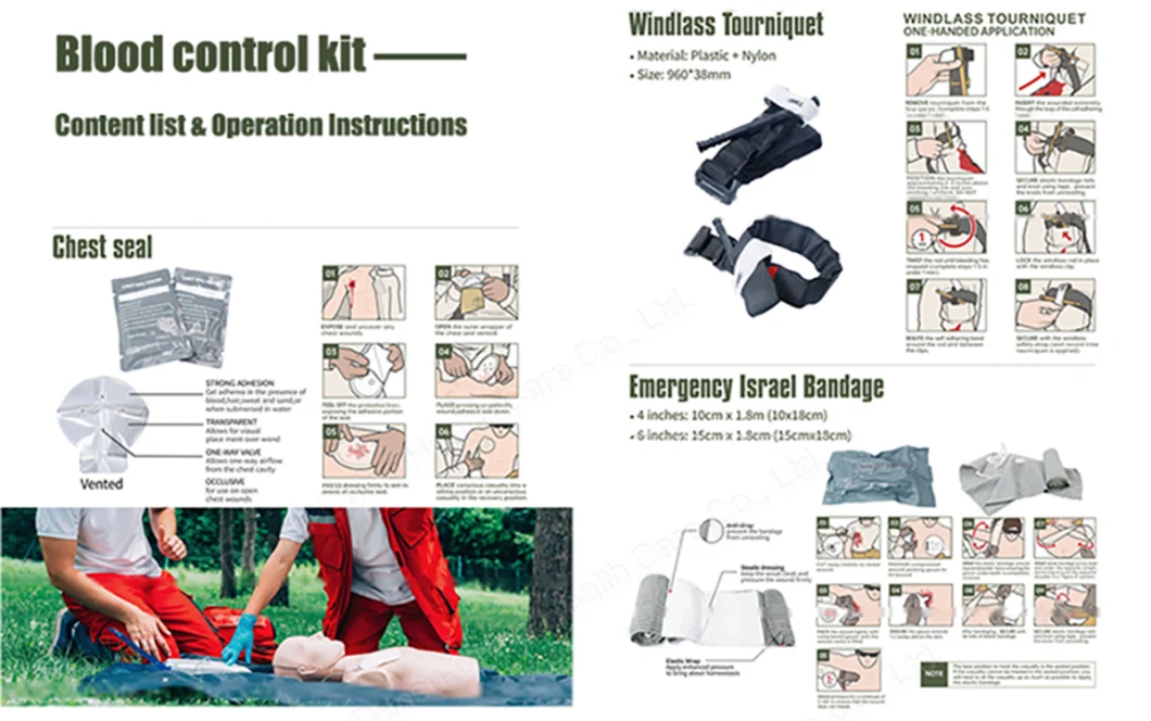 Medical Supplies Consumable Outdoor Disaster Emergency First Aid Kit Survival Kit Trauma First Aid Bag