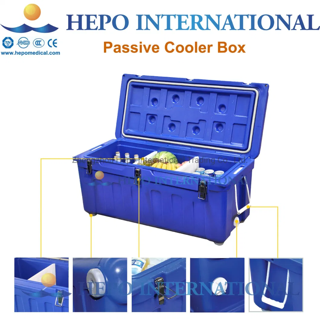 6liters Portable Vaccine Sample Transport Ice Cooler Box with Belt (HP-CL6E)