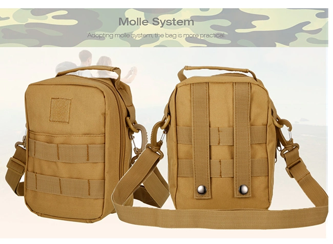 Military Tactical Pouch Waist Bag Belt Molle Medical Military Army Bag with Shoulder Strap for Medicine