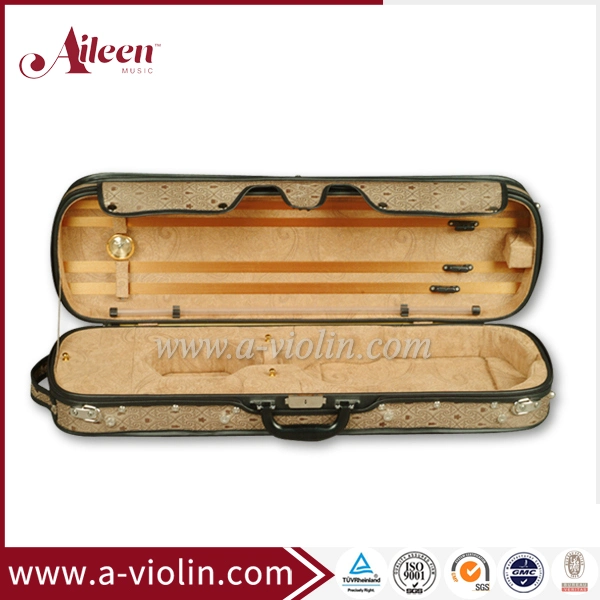 Waterproof Cover Oblong Shape Hard Violin Case (CSV007B)