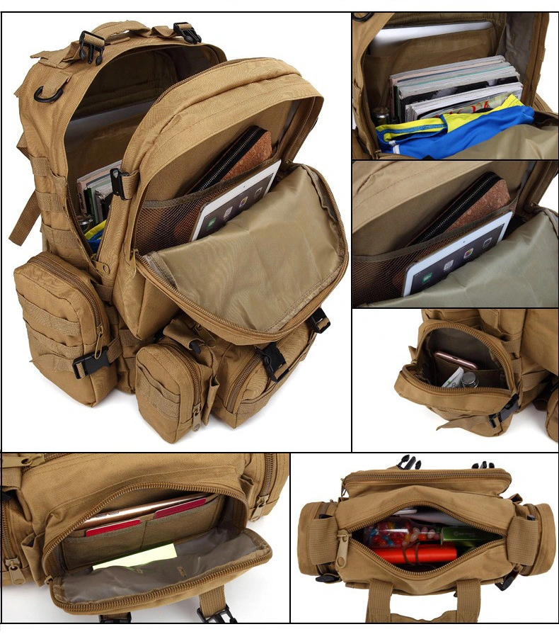 High Quality Bag Mil Hunting Rucksack Waterproof Fashion Hiking Travel Tactical Backpack