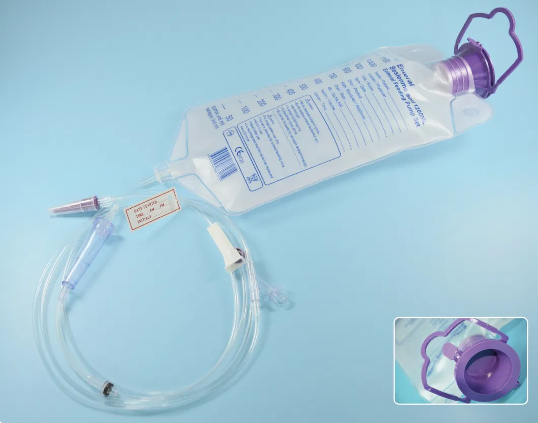 CE ISO Medical Enteral Feeding Bag Pump Set