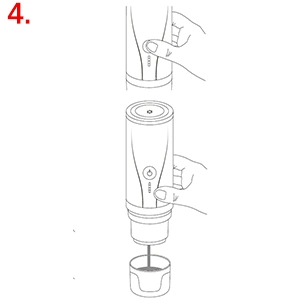 Portable Coffee Maker 12V Travel Espresso Machine 15 Bar Pressure Rechargeable Battery Heating Water with Organize Case for Camping Driving Home and Office