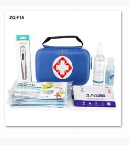 Red Cross Society Humanitarian Aid Empty Pull Rod First Aid Kit Tourniquet Tools General Medical Emergency Bag with or Without First Aid Kits