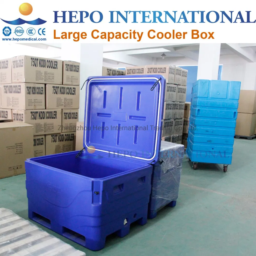 6liters Portable Vaccine Sample Transport Ice Cooler Box with Belt (HP-CL6E)