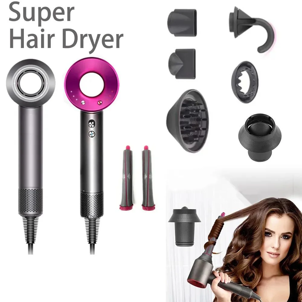 HD08 Hair Dryer Anion Professional Salon Blow Powerful Travel Home Cold Air Hair Dryer Temperature Care Hair Dryer Airplane Case