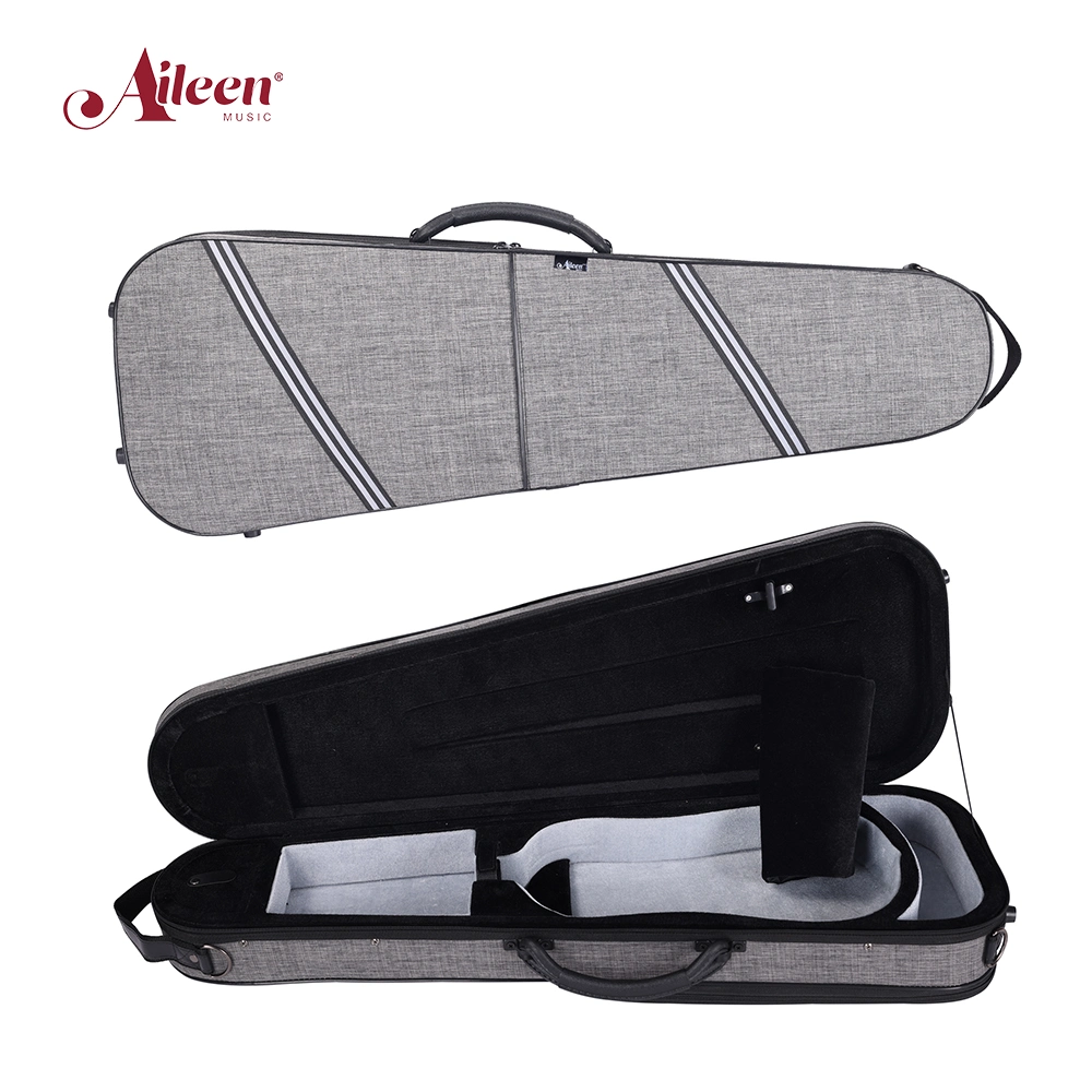 Triangle Shape Deluxe Foamed 4/4-1/4 Violin Light Case (CSV502B2)