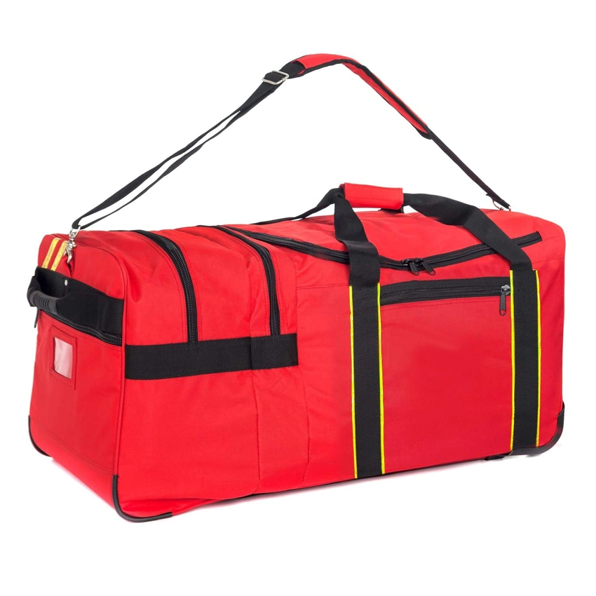 Rolling Fire Fighter Travel Bag Oversize Wheeled Fireman Equipment Bag Rescue Roller Bag