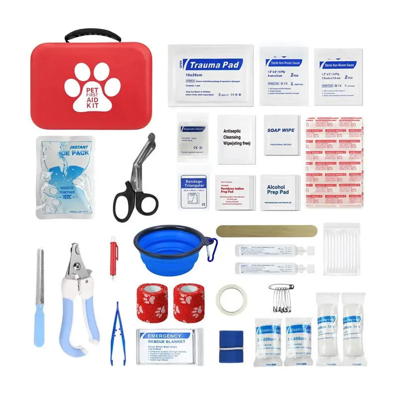 China Medical Supply Outdoor OEM Emergency Portable Survival Kit Trauma First Aid Bag with Medical Suppliers First Aid Kit Set