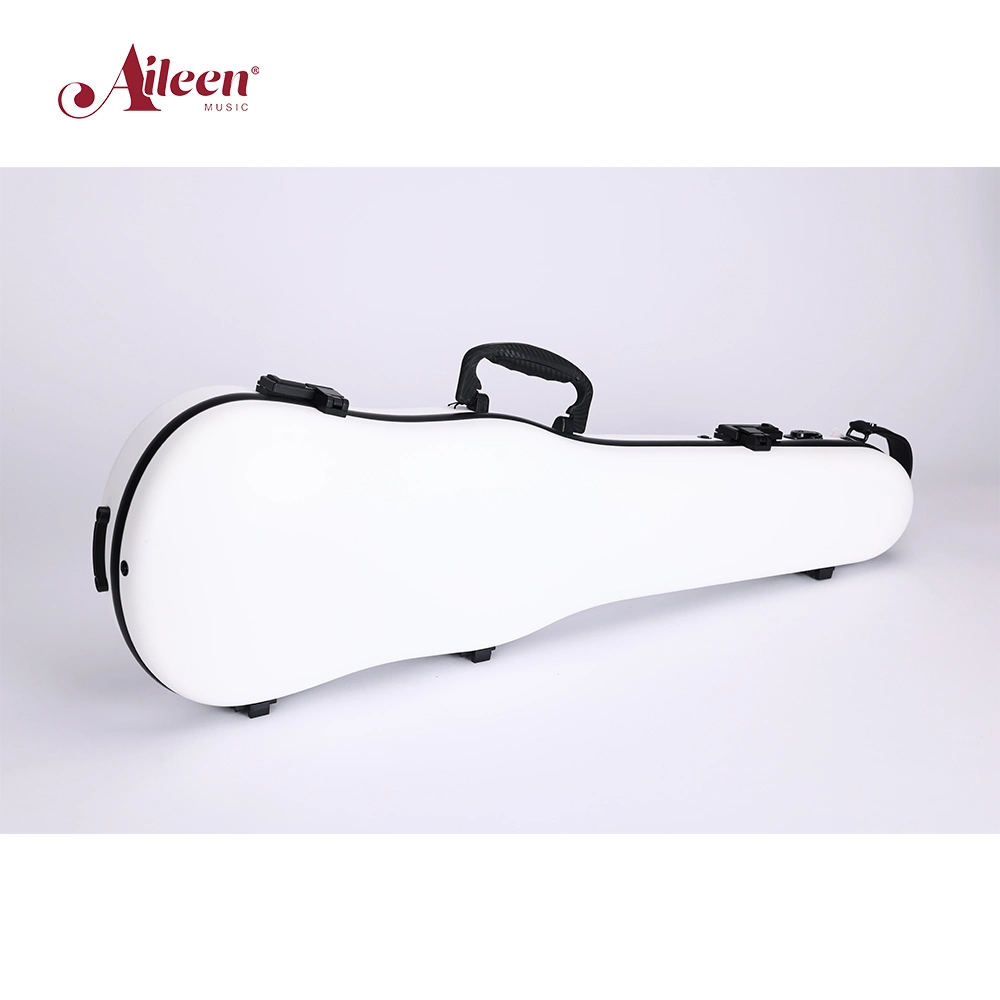 Factory Carbon Fiber 4/4 Violin Hard Case Professional 1.4kg with Two Bow Holders and Matching Blanket (CSV-F082G)