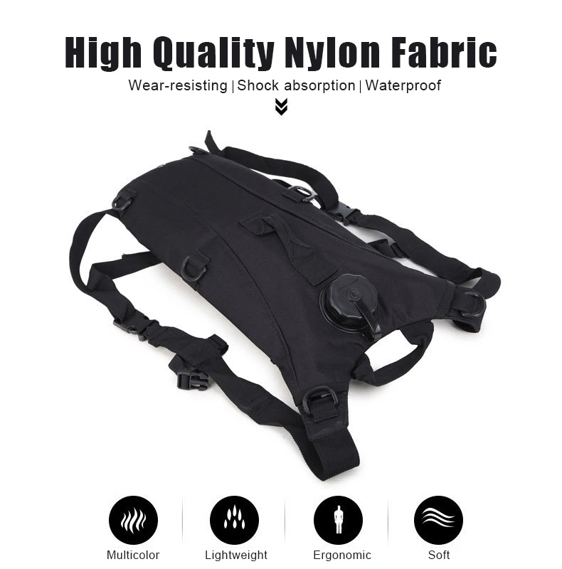 Outdoor Non Taste TPU Durable Water Bladder Tactical Hydration Backpack with 3L Water Bladder