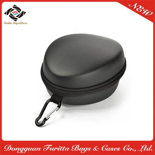 Classic Famous Design Oval PU Leather EVA Headphone Case (FRT2-354)