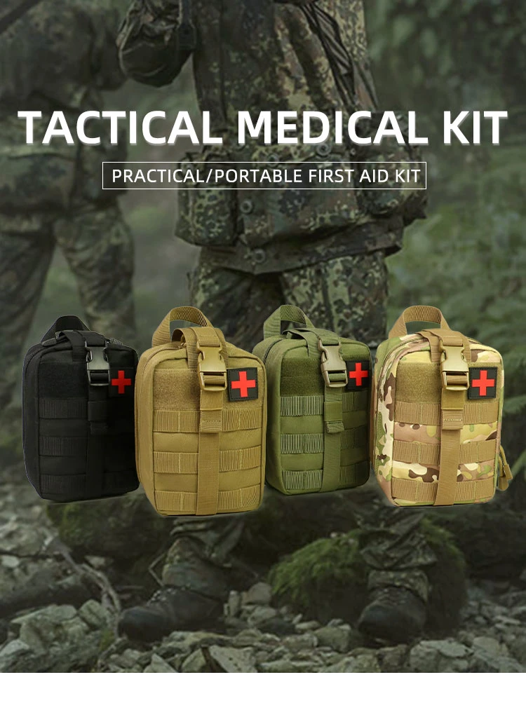 Hot Selling OEM Ifak Medical Molle Utility Pouches Tactical Utility First-Aid Backpack