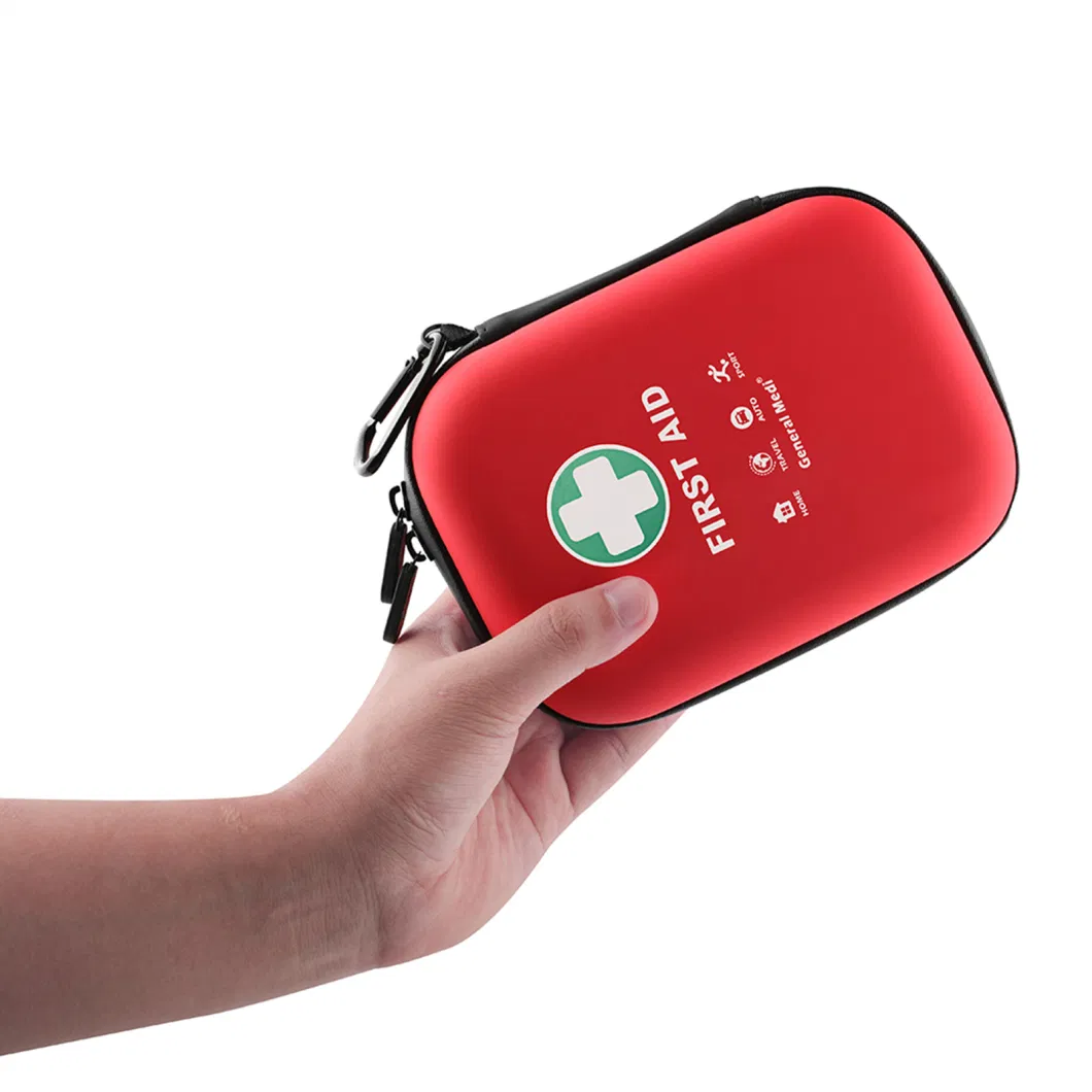 Waterproof Hard Case First Aid Red First Aid for Travel Emergency Medical Kit