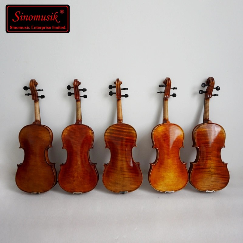 Handmade Painted Antique Advanced Violins From China Aiersi