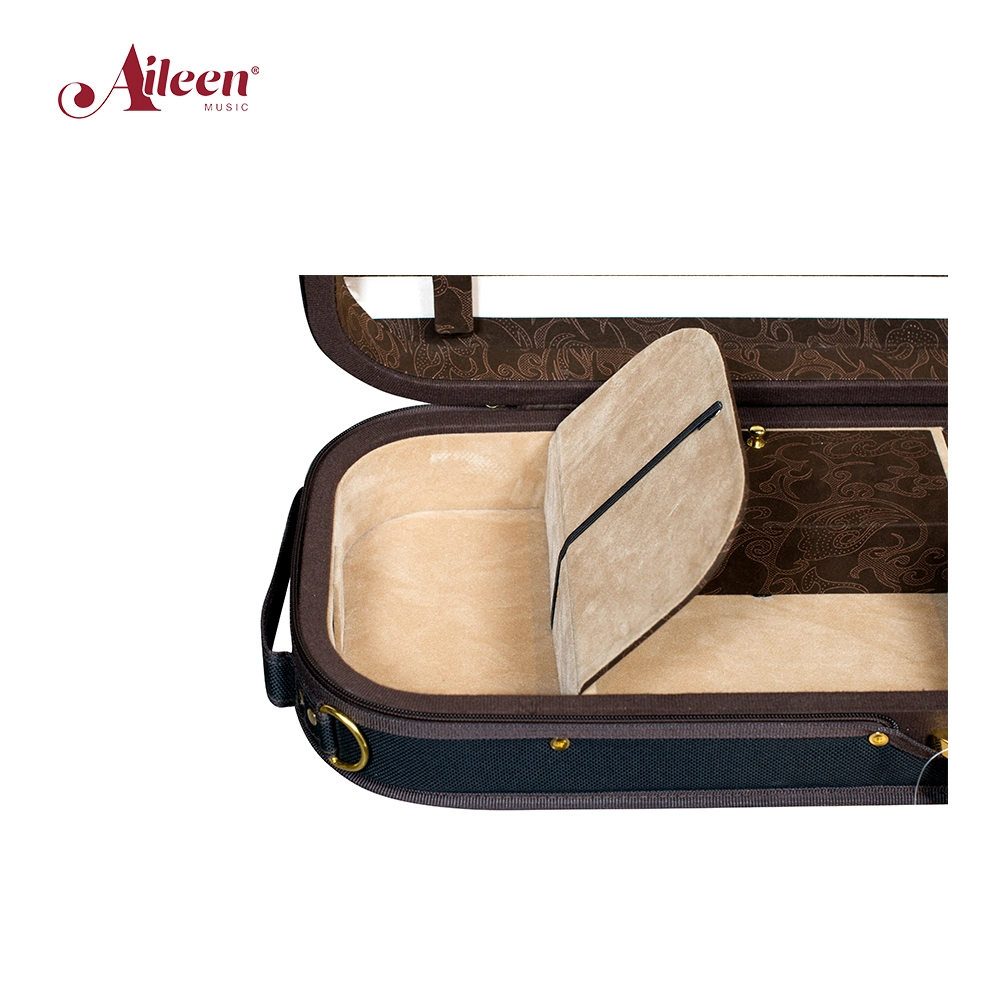 Deluxe Oblong Foamed 4/4 Light Violin Case with Hygrometer -Babylon&quot; Series (CSV069A)