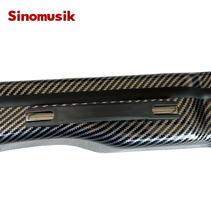 Sinomusik Economic Black Colour Compound Carbon Fiber Violin Hard Case for Sale