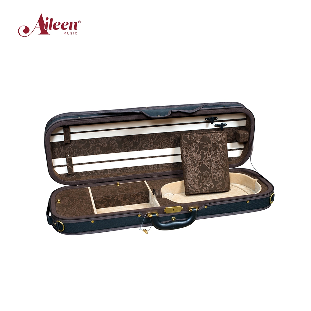 Deluxe Oblong Foamed 4/4 Light Violin Case with Hygrometer -Babylon&quot; Series (CSV069A)