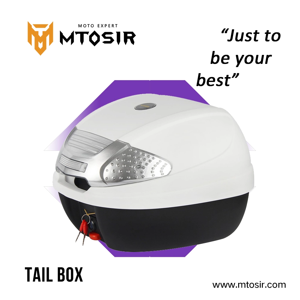 Motorcycle Tail Box White High Quality Helmet Box Case Box Luggage Box