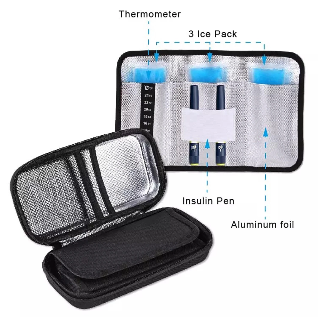 ISO BSCI Lvmh Factory Insuline Travel Cooler Case for Insulin Pen