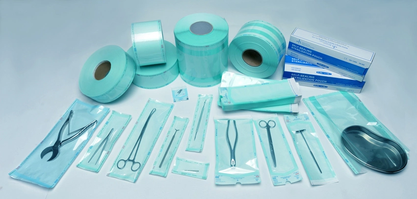 Medical Self Sealing Sterilization Roll Pouch for Sterile Steam Eo Dental Reel