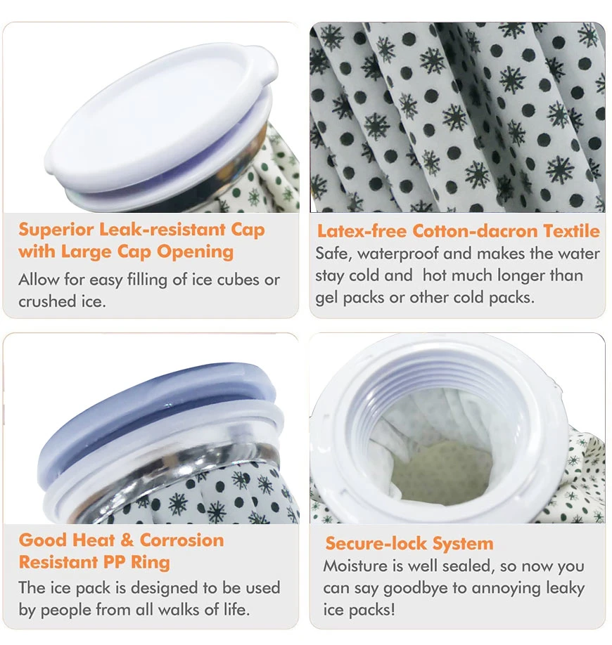 Wholesales Reusable Classic Pattern Ice Bag for Medical Use