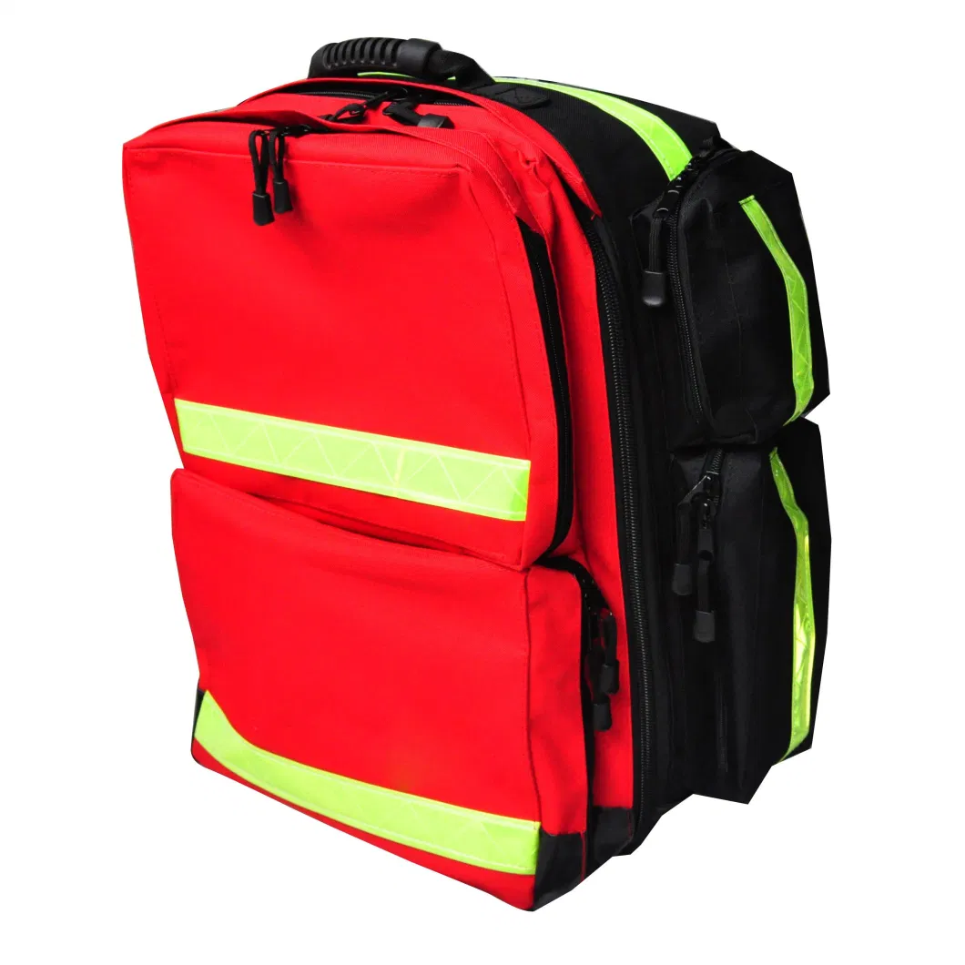 Customizable Portability Polyester Heavy Duty Oxygen Resus Medical Backpack