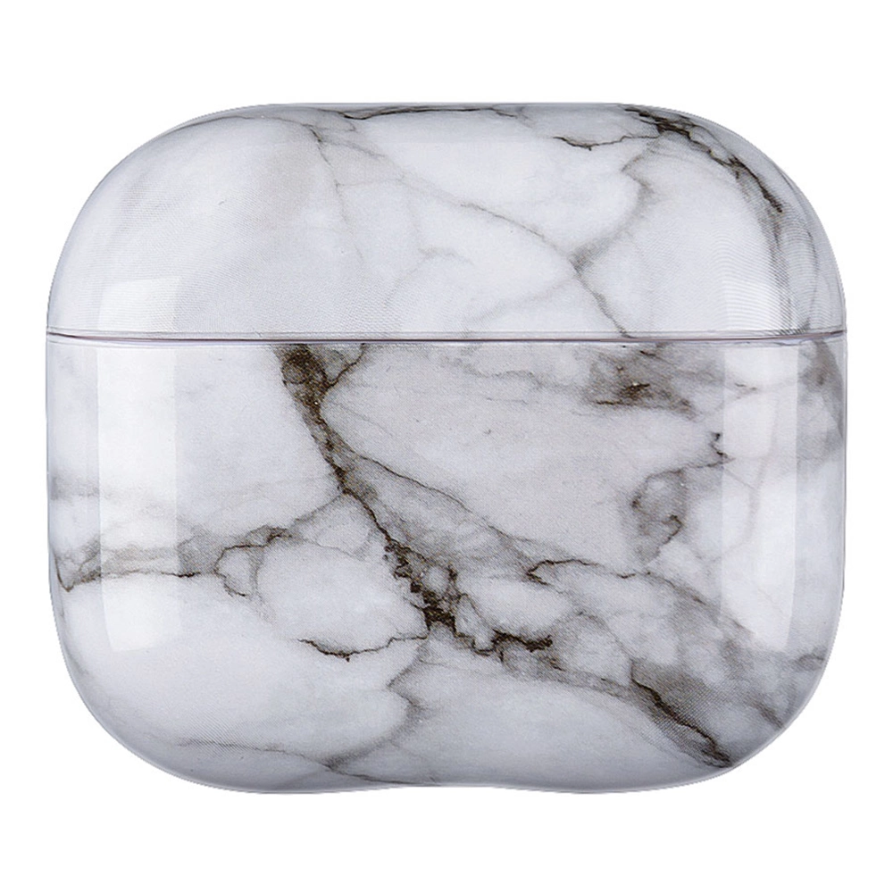 Marble Pattern Dust-Proof Hard PC Earphone Charging Box Protective Case Anti-Fall Cover Case for Apple Air Pods 3 - S08